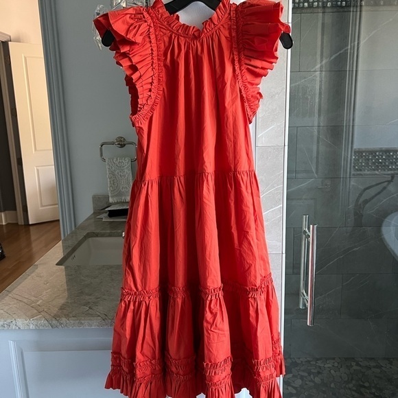 ULLA JOHNSON Joan Tiered Ruffle Dress - Picture 5 of 11